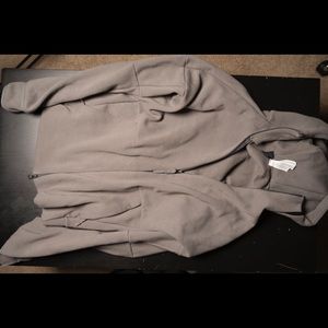 Adidas ZNE zip up hoodie in grey